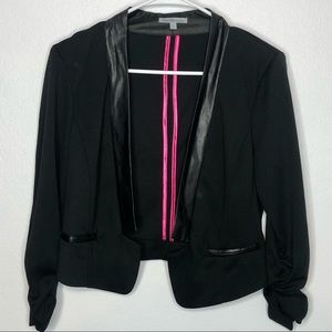 Black Leather Blazer